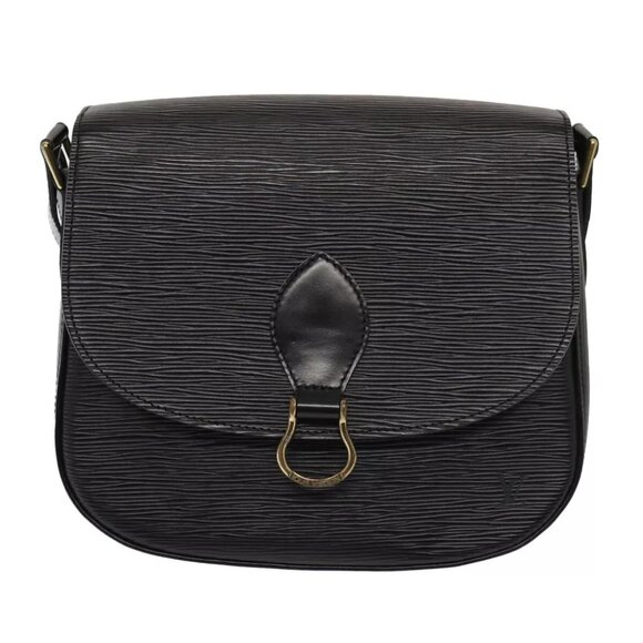 LOUIS VUITTON Epi Saint Cloud GM Shoulder Bag Black Noir M52192 LV Auth yk13931 - Picture 2 of 16
